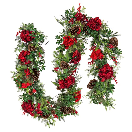 9ft. Decorated Vienna Waltz Garland with LED Lights